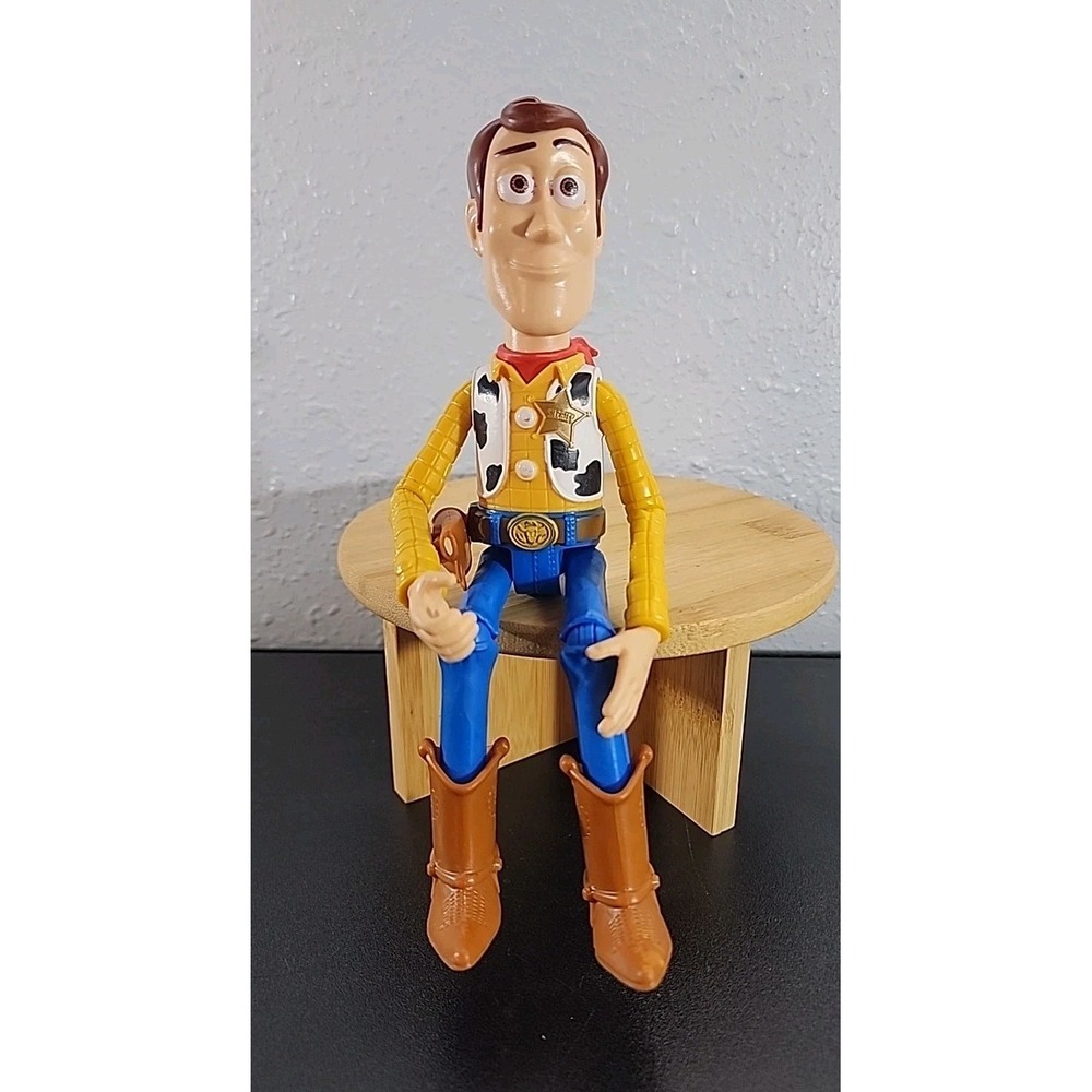 2017 Disney Pixar Toy Story 4 Poseable 9" Sheriff Woody Action‎ Figure - No Hat